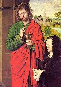 Master of Moulins Anne of France presented by Saint John the Evangelist Sweden oil painting artist